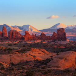Download wallpapers Utah, Arches National Park, tower arch