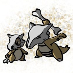 Cubone and Marowak by BlacksmithnWizard