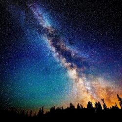 The Milky Way at Night desktop PC and Mac wallpapers