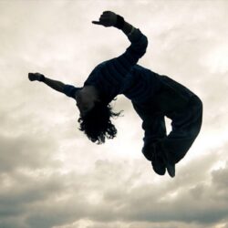 Parkour Flying from Window, Sports Wallpaper, hd phone wallpapers