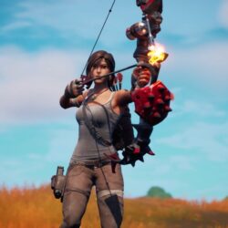 Lara Croft Fortnite wallpapers