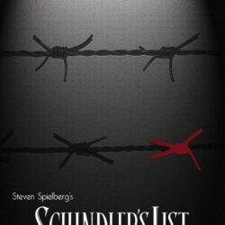 Schindler’s List Minimalist Poster by Tchav