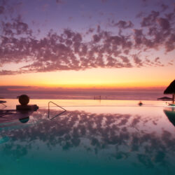 Grand Velas Riviera Nayarit Hotel and Resort Pool at Sunset, Puerto