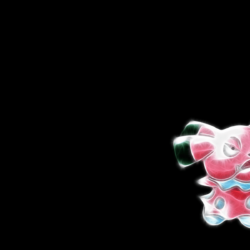 Pokemon, black background, Snubbull