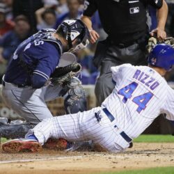 Thanks to Anthony Rizzo’s slide and Joe Maddon, the Cubs are now