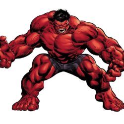 Red hulk image with white backgrounds Stock Free Image