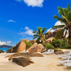 Seychelles Beach Sunset Wallpapers For Desktop Wallpapers