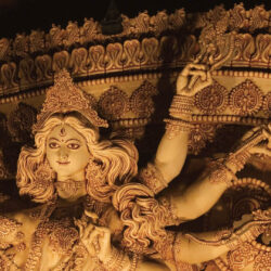 Download Wallpapers india statue idol goddess durga calcutta kolkata