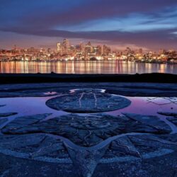 Seattle Skyline, Washington HD desktop wallpapers : Fullscreen