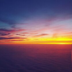 Airplane Dawn Dusk Flight Sunrise Sky, HD Planes, 4k Wallpapers