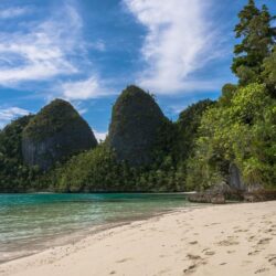 nature, Landscape, Beach, Tropical, Trees, Foliage, Sea, Island