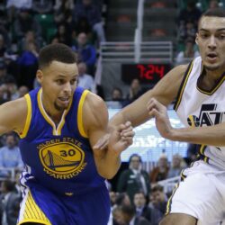 NBA playoffs 2017: Rising Jazz, mighty Warriors square off in