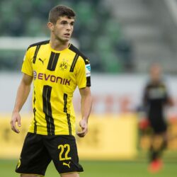 Download wallpapers Christian Pulisic, 4k, BVB, soccer, footballers