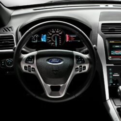 interior of Ford Explorer 2014
