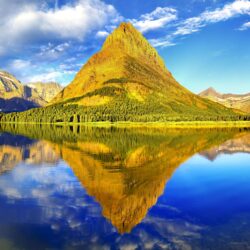 Glacier National Park Panorama HD desktop wallpapers : High