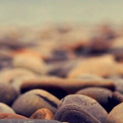 Ocean Beach Pebble Rocks Blur