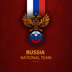 Download wallpapers Russian national football team, 4k, leather