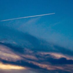 Airplane sky comet wallpapers
