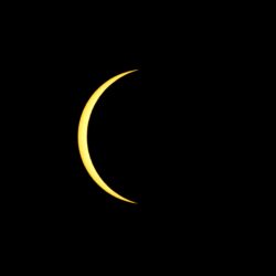 Yellow crescent moon HD wallpapers