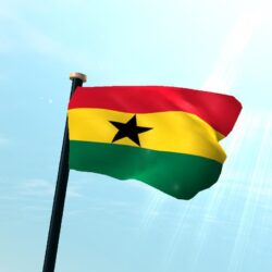 Ghana Flag 3D Free Wallpapers for Android