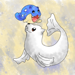 Dewgong and Spheal by AgentTF