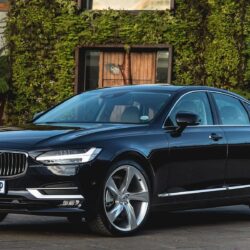 Download Volvo S90, Black, Side View, Luxury, Cars