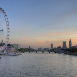 London Eye and Big Ben desktop PC and Mac wallpapers