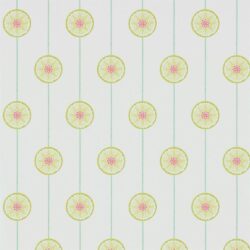 Lime / Fuchsia 214755 Tambourine Sanderson Papavera Wallpapers
