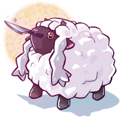 Wooloo but knife