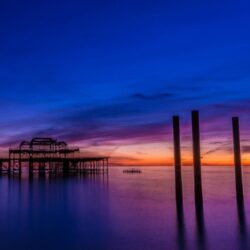 Landscapes nature pier brighton wallpapers
