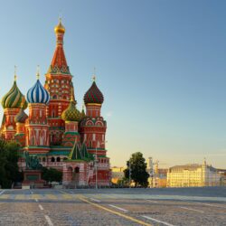 Saint Basils Cathedral in Red Square Moscow Russia Wallpapers