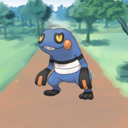 453 Street Pokeball Croagunk Gureggru