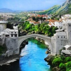 Download Wallpapers Bosnia and herzegovina, Mostar old