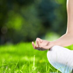 Yoga on the Grass wallpapers