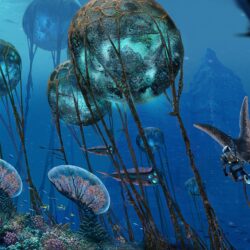 Wallpapers Subnautica, screenshot, underwater, 4k, Games