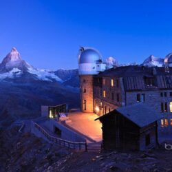 kulm hotel zermatt switzerland sky mountain weather station