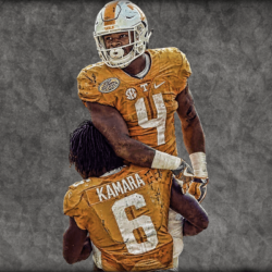 Alvin Kamara and John Kelly