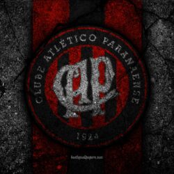 Download wallpapers 4k, Atletico Paranaense FC, logo, Brazilian