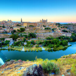 Wallpapers Toledo Spain Rivers Cities Houses