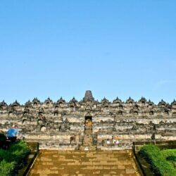 Borobudur Famous Temple in Magelang Regency Indonesia Tourist Place
