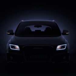 Audi Q5 Black Front View Wallpapers