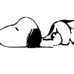 Tired Snoopy