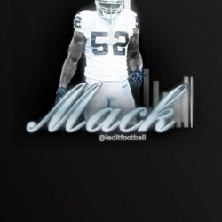 Raiders Khalil Mack iPhone/Android Wallpapers by ieditfootball on