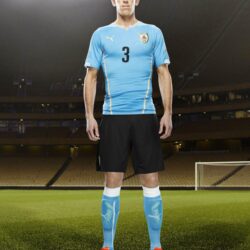 Diego Godin and Puma Launch Uruguay Home and Away Kits