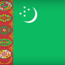 Turkmenistan Large Flag
