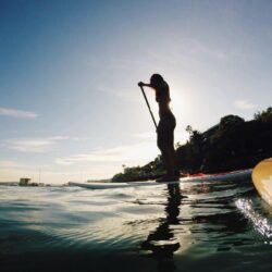 Winter Paddle Boarding