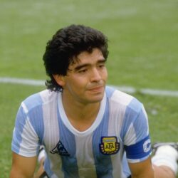 Diego Maradona of Argentina