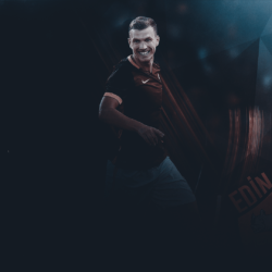 Edin Dzeko AS Roma Art Wallpapers Wallpapers Themes