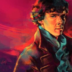 paintings, men, BBC, Sherlock Holmes, artwork, Benedict Cumberbatch