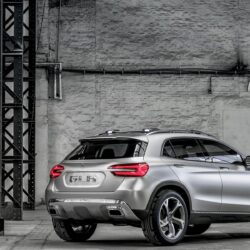 Silver Mercedes Benz GLA Concept HD Wallpapers in HD